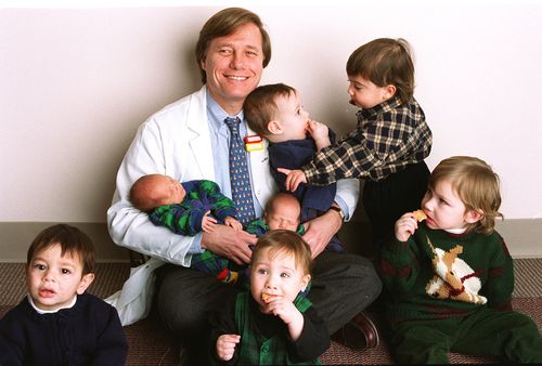 Zev Rosenwaks and kids