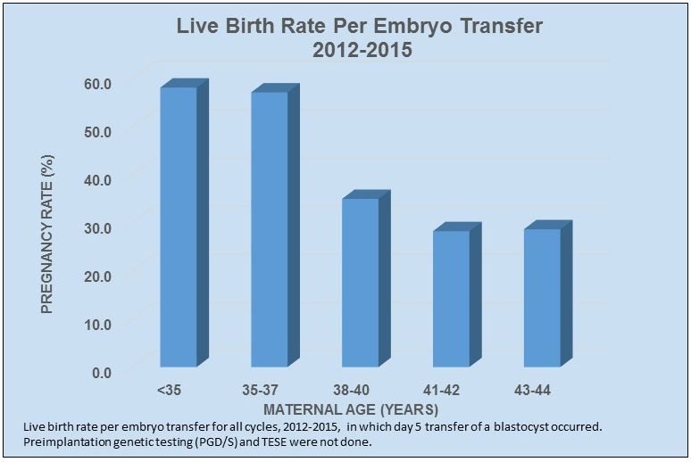 ivf success rates ronald o perelman and claudia cohen center for